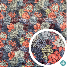 Load image into Gallery viewer, Succulents Drawstring (large wet bag)