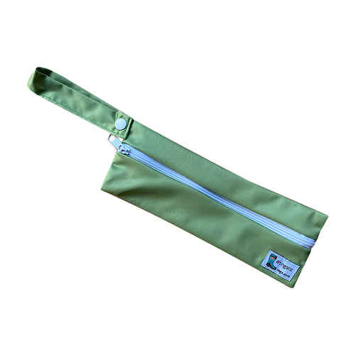 Just Plain - Apple Green (cutlery or toothbrush wet bag)