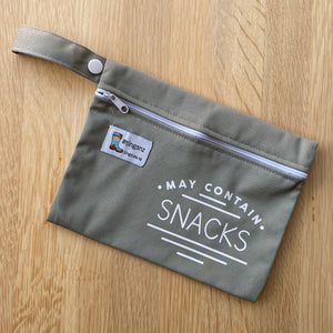 May contain snacks (small wet bag)
