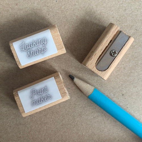 Wooden pencil sharpener - Make-A-Point Pencils