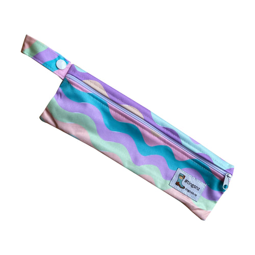 Sherbet Waves (cutlery or toothbrush wet bag)