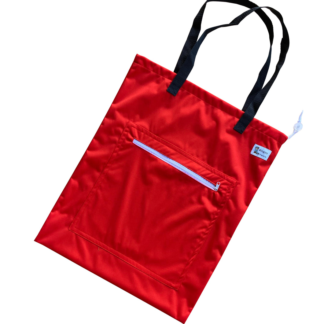 Block colour Tote (large wet bag)