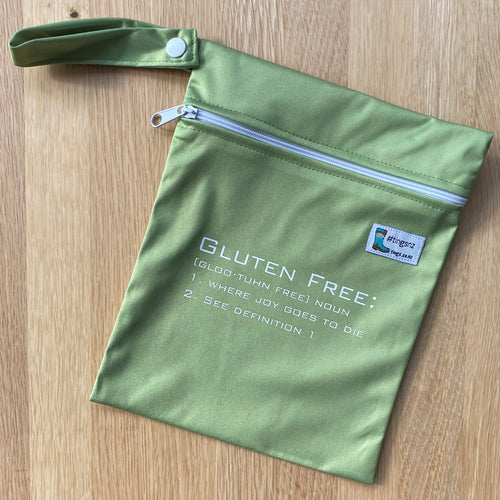 Gluten-free: where joy goes to die (inbetweener wet bag)