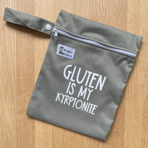 Gluten is my kryptonite (inbetweener wet bag)