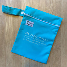 Load image into Gallery viewer, Gluten-free: where joy goes to die (inbetweener wet bag)