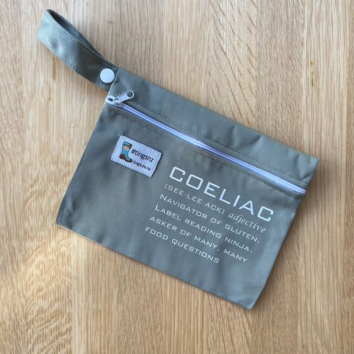 Coeliac - definition (small wet bag)