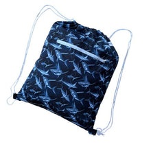 Load image into Gallery viewer, Shark sketch Drawstring (large wet bag)