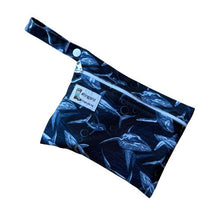 Load image into Gallery viewer, Shark sketch small (small wet bag)