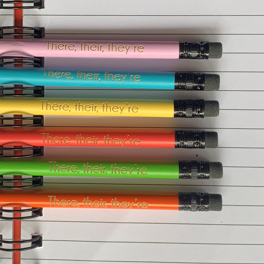 There, their, they're - Pencils by Make-A-Point