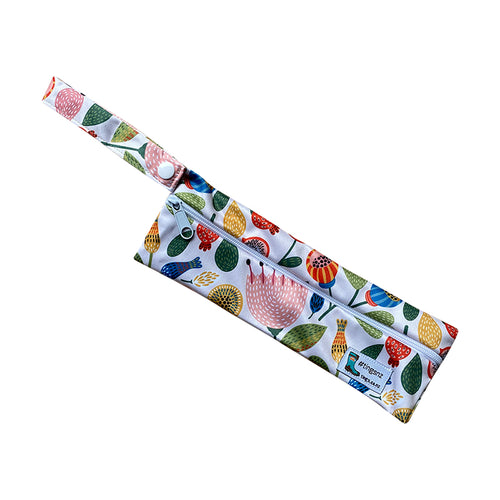 In the garden (cutlery or toothbrush wet bag)