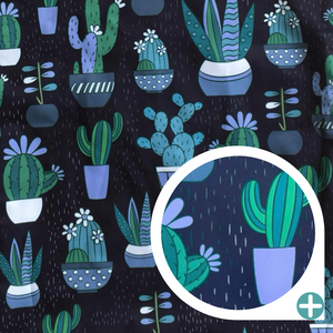 Cactus (cutlery or toothbrush wet bag)