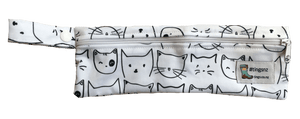 Cats (cutlery or toothbrush wet bag)