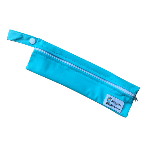 Just Plain - Turquoise (cutlery or toothbrush wet bag)