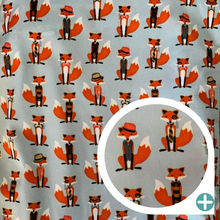 Load image into Gallery viewer, Dapper fox Drawstring (large wet bag)