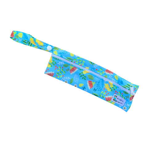 NZ Flora by Ellen G (cutlery or toothbrush wet bag)