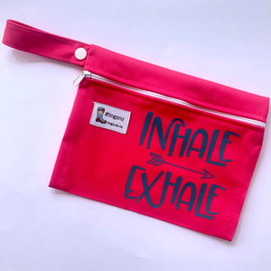 Inhale Exhale (small wet bag)