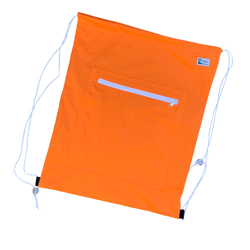 Just Plain - Orange Drawstring (large wet bag)