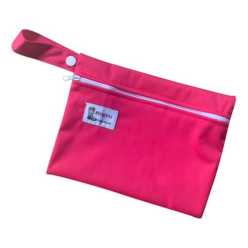 Just Plain - Bright Pink (small wet bag)