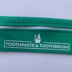 Toothbrush & Toothpaste (cutlery or toothbrush wet bag)