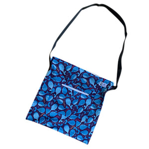 Whale of a time 'The Square' (crossbody wet bag)